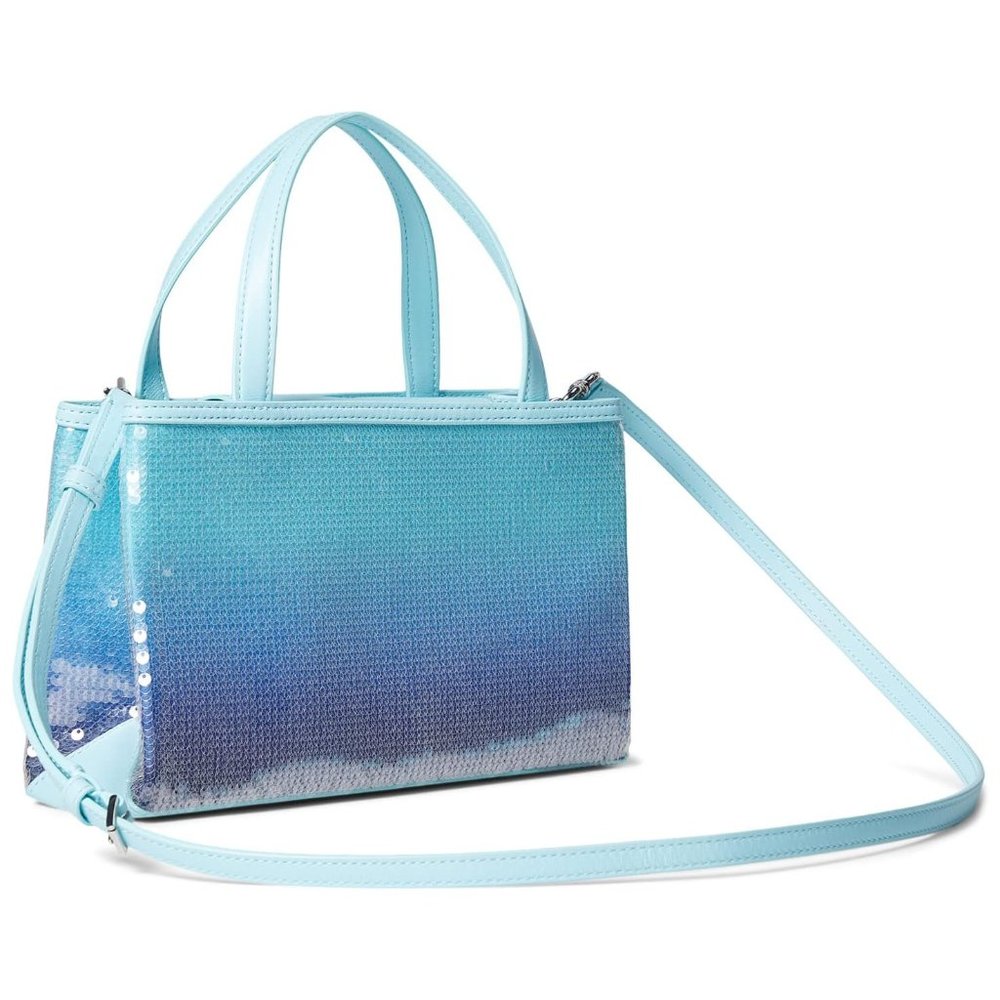kate spade new york $398 Sam Icon Ombre Sequin Fabric Small Tote Pool NWT - Picture 2 of 9